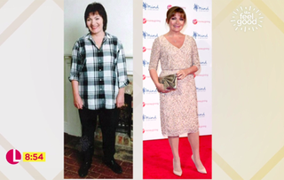 Lorraine Kelly drops three dress sizes, before and after