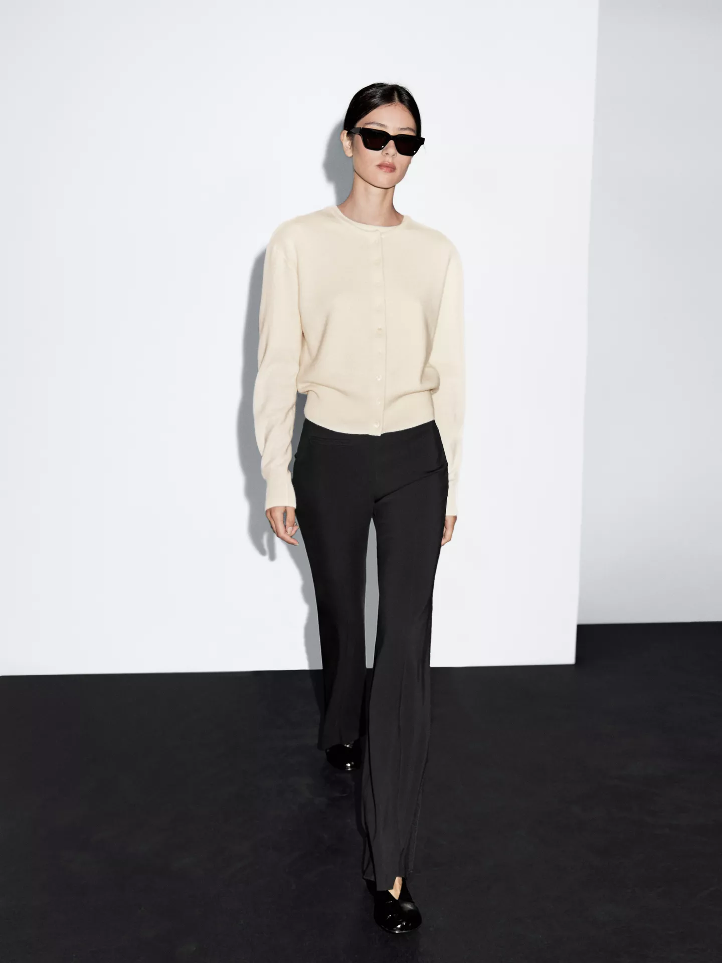 Massimo Dutti, Wool Blend Knit Cardigan