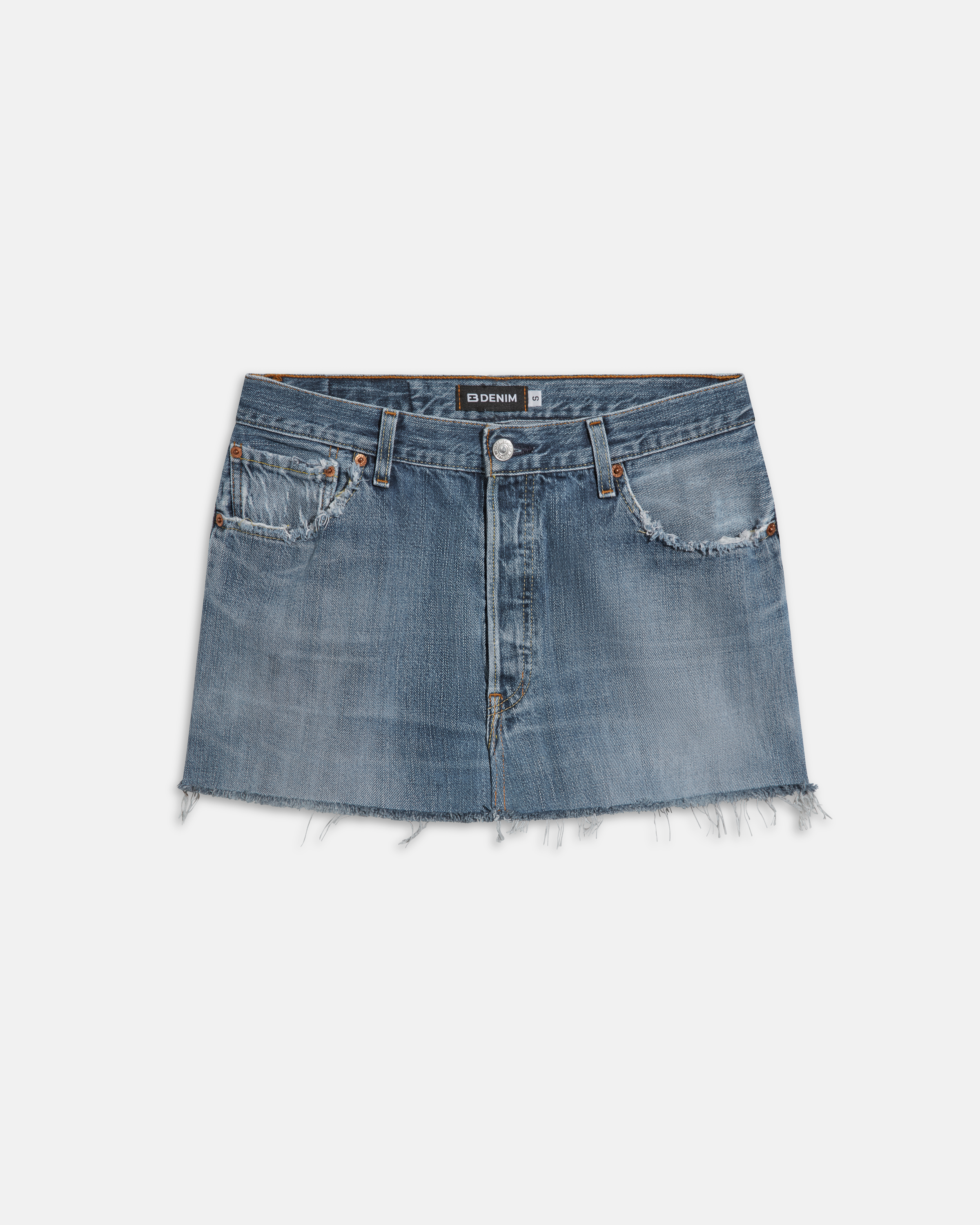 Vintage Mini Skirt Vintage Dark Wash