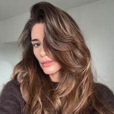 Beauty editor Eleanor Vousden with a bouncy blowdry