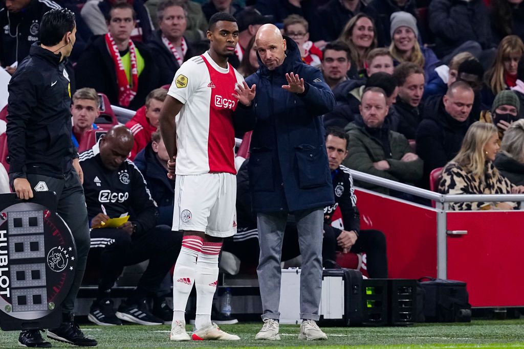 Manchester United manager Erik ten Hag and Ajax star Ryan Gravenberch