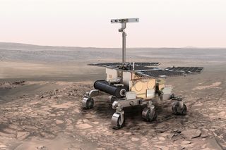 A concept image for the ExoMars rover that is being developed for a 2018 mission to Mars.