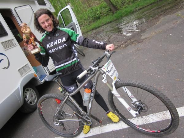 Mary won a hand-carved trophy in Poland