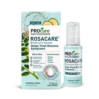 Best Products for Rosacea 2024: Procure Rosacare Medicated Redness Reduction Cc Face Cream, Hyaluronic Hydrogel for Rosacea Symptoms, 2 Ounce