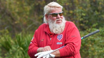 John Daly during the opening round of the 2022 PNC Championship in Florida