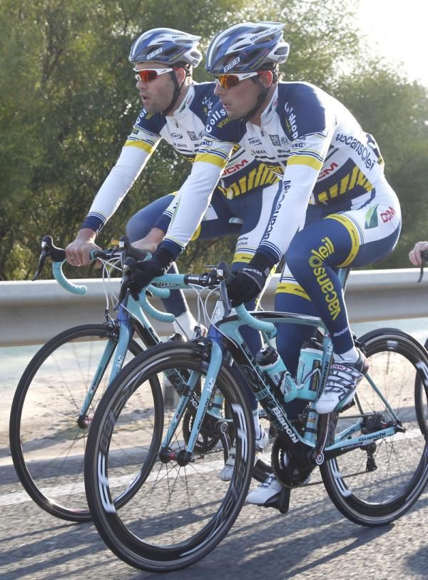 Bjorn Leukemans (foreground)