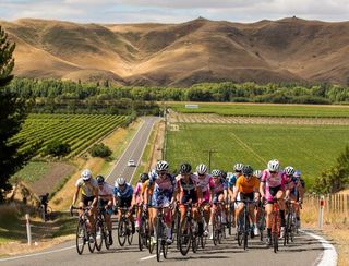The women's field at the New Zealand road championships
