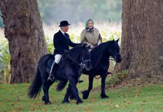The Queen continued horse riding well into her early 90s