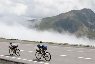 12 July 2016 103rd Tour de France Stage 10 : Escaldes-Engordany - Revel SAGAN Peter (SVK) Tinkoff MATTHEWS Michael (AUS) Orica - BikeExchange, at Port d'Envalira Photo : Yuzuru SUNADA