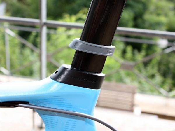 In normal use, the 'Q-Fit' indicator sits right on top of the jacketed seat collar.