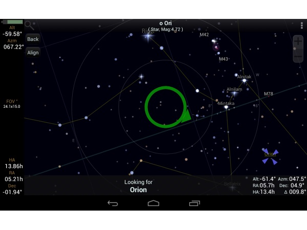 best stargazing apps: SkEye