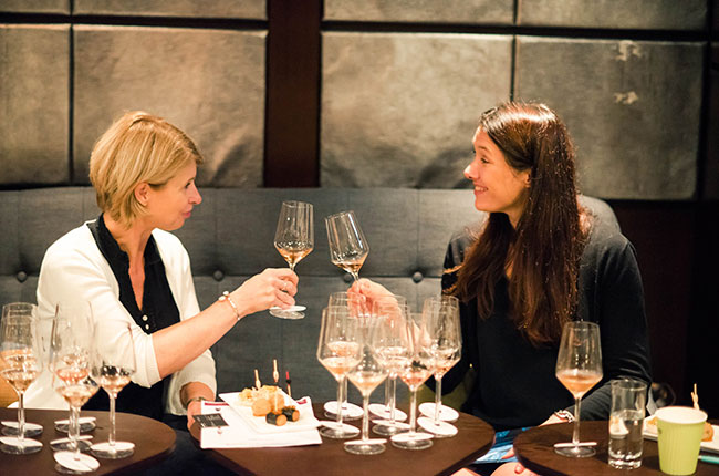 Watsons Rose Champagne tasting in HK