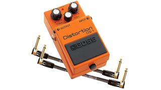 Boss DS-1 Distortion with 2x 6" cables