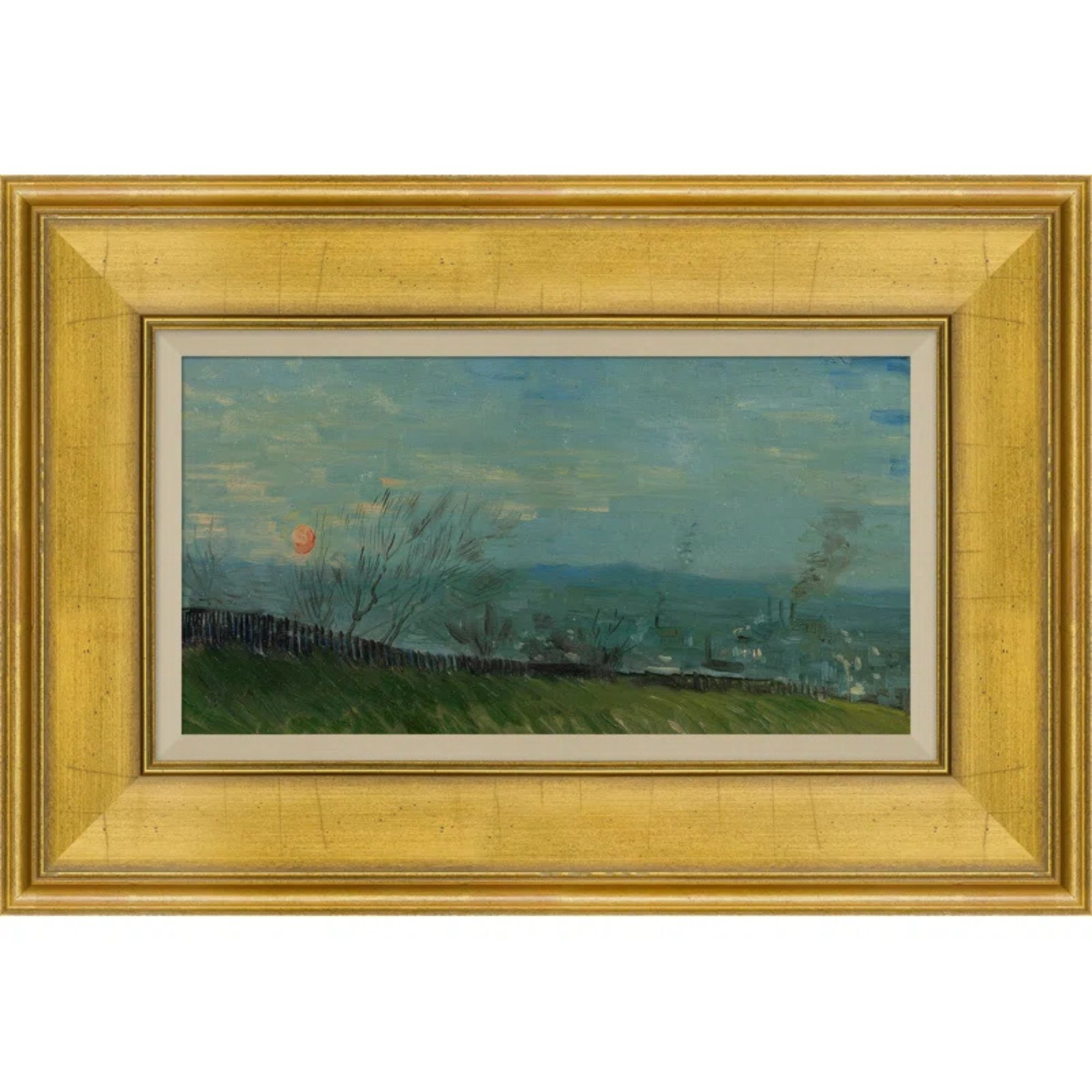 Soicher Marin Outskirts Of Paris At Dusk Painting