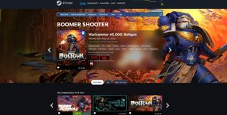 Boomer Shooter category page on Steam