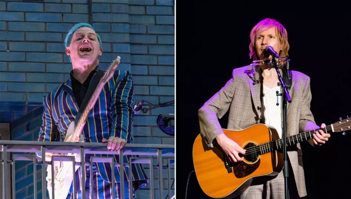 Jack White (left) and Beck