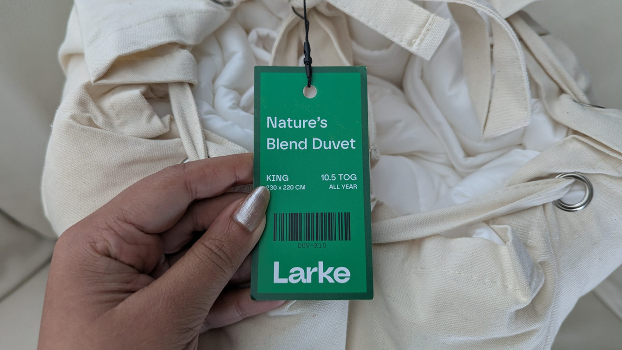 Larke Nature's Blend duvet unboxing