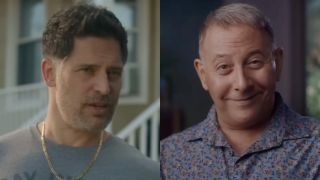 Joe Manganiello and Paul Reubens in a side-by-side photo.