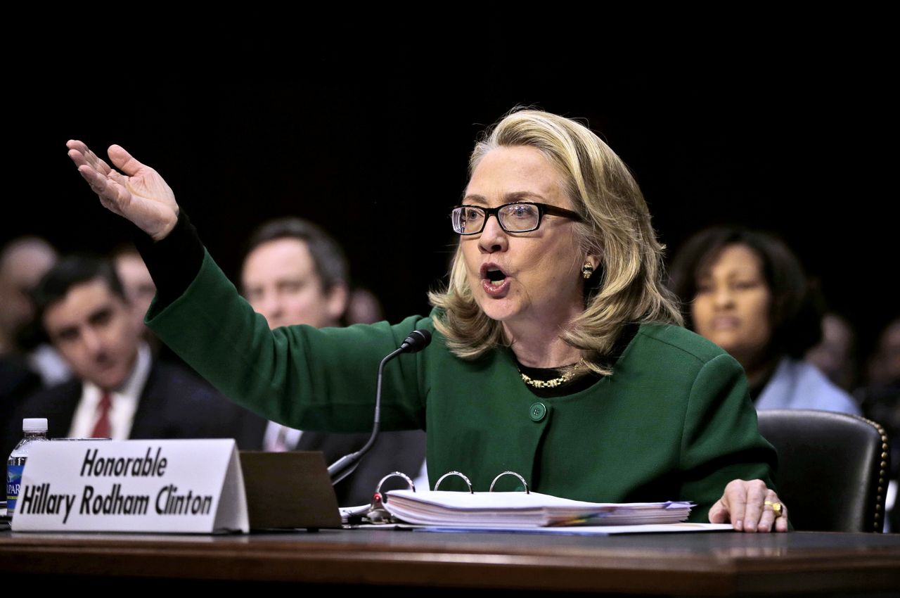 Hillary Clinton testifies in 2013.