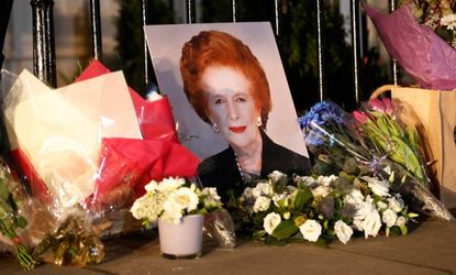 While well wishers placed flowers outside her home in Belgravia, London, other Brits celebrated her death with street parties and champagne.