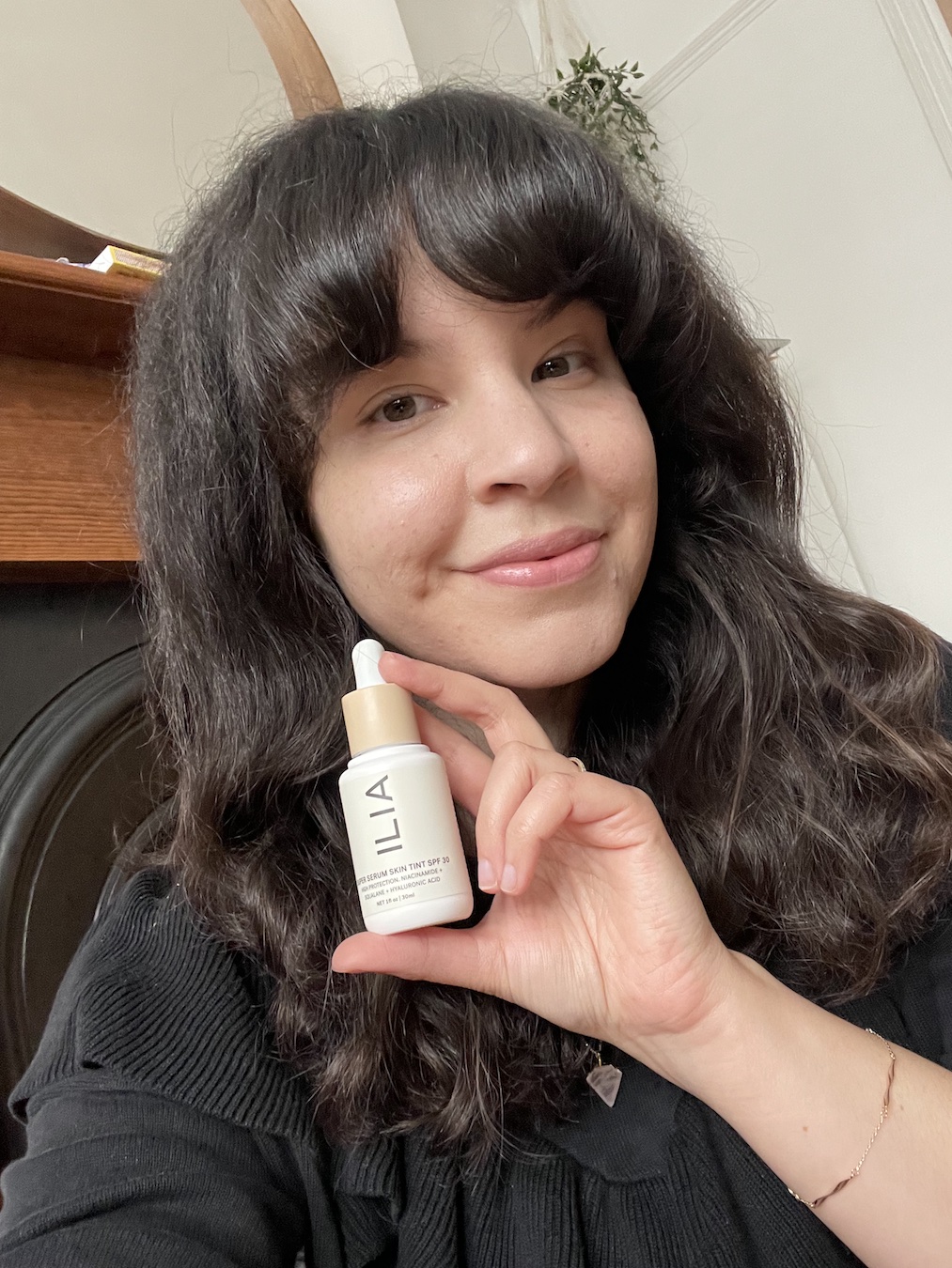 Mica Ricketts wearing Ilia Skin Tint
