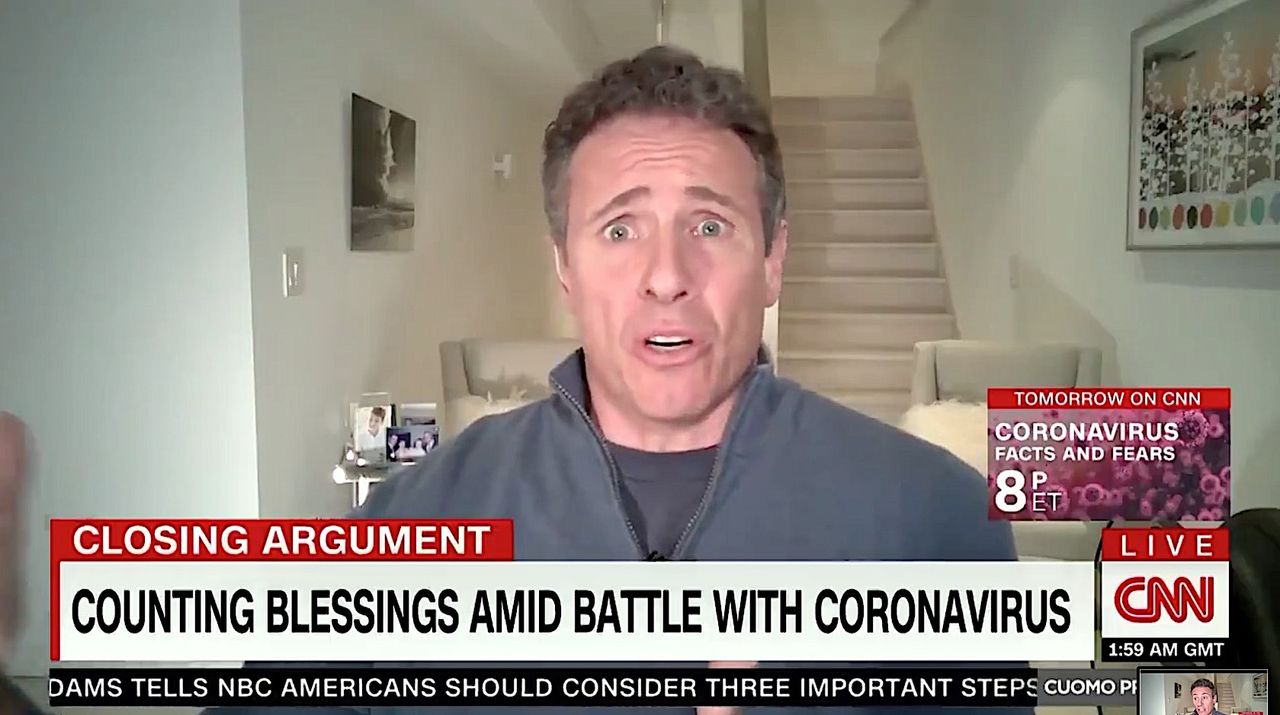 CNN&amp;#039;s Chris Cuomo in quarantine