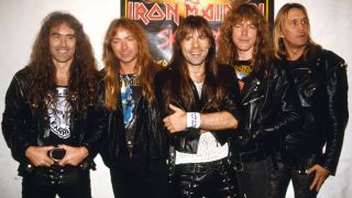 Iron Maiden in the early 1990s