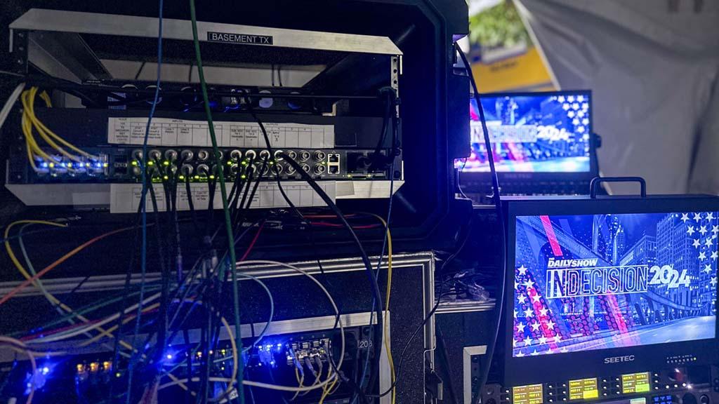 East Shore Sound successfully deployed Riedel&#039;s MediorNet real-time network to support “The Daily Show’s” live Democratic National Contention coverage.