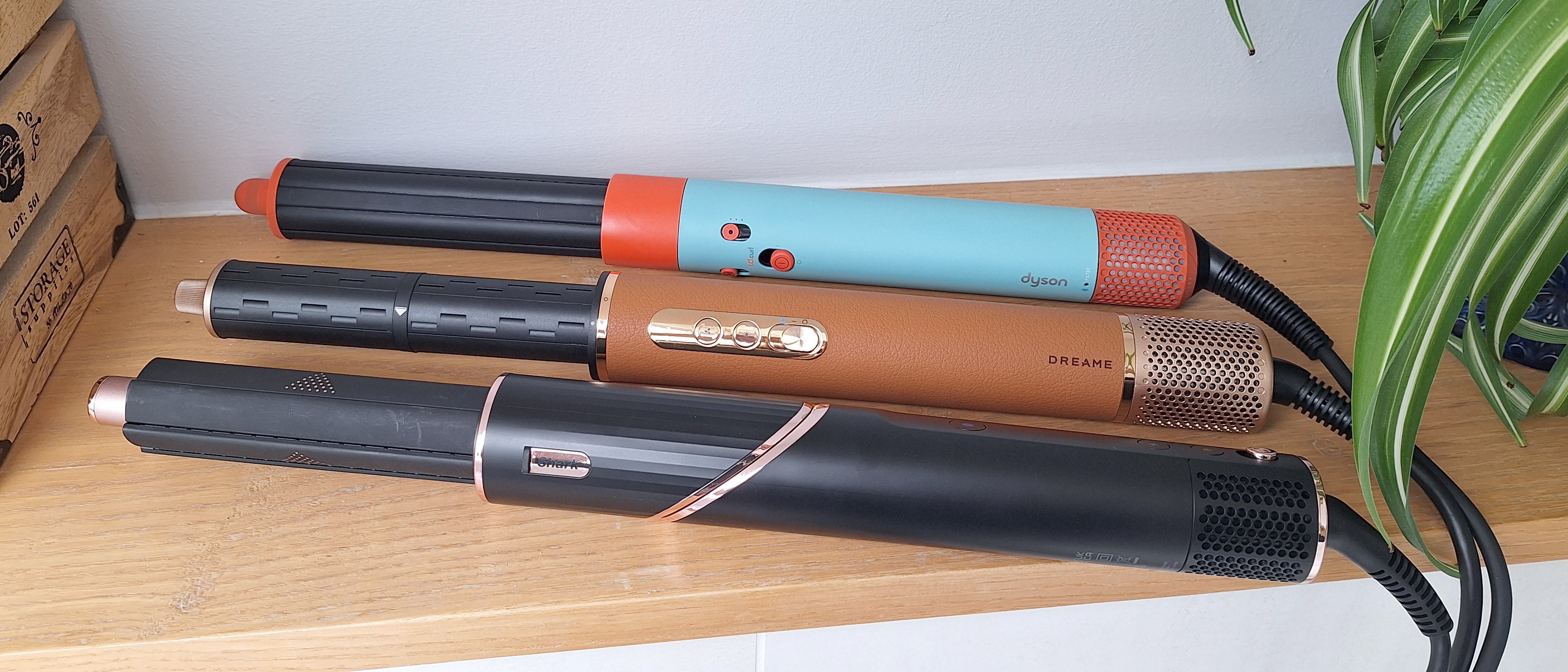 The Dyson Airwrap and two alternatives 