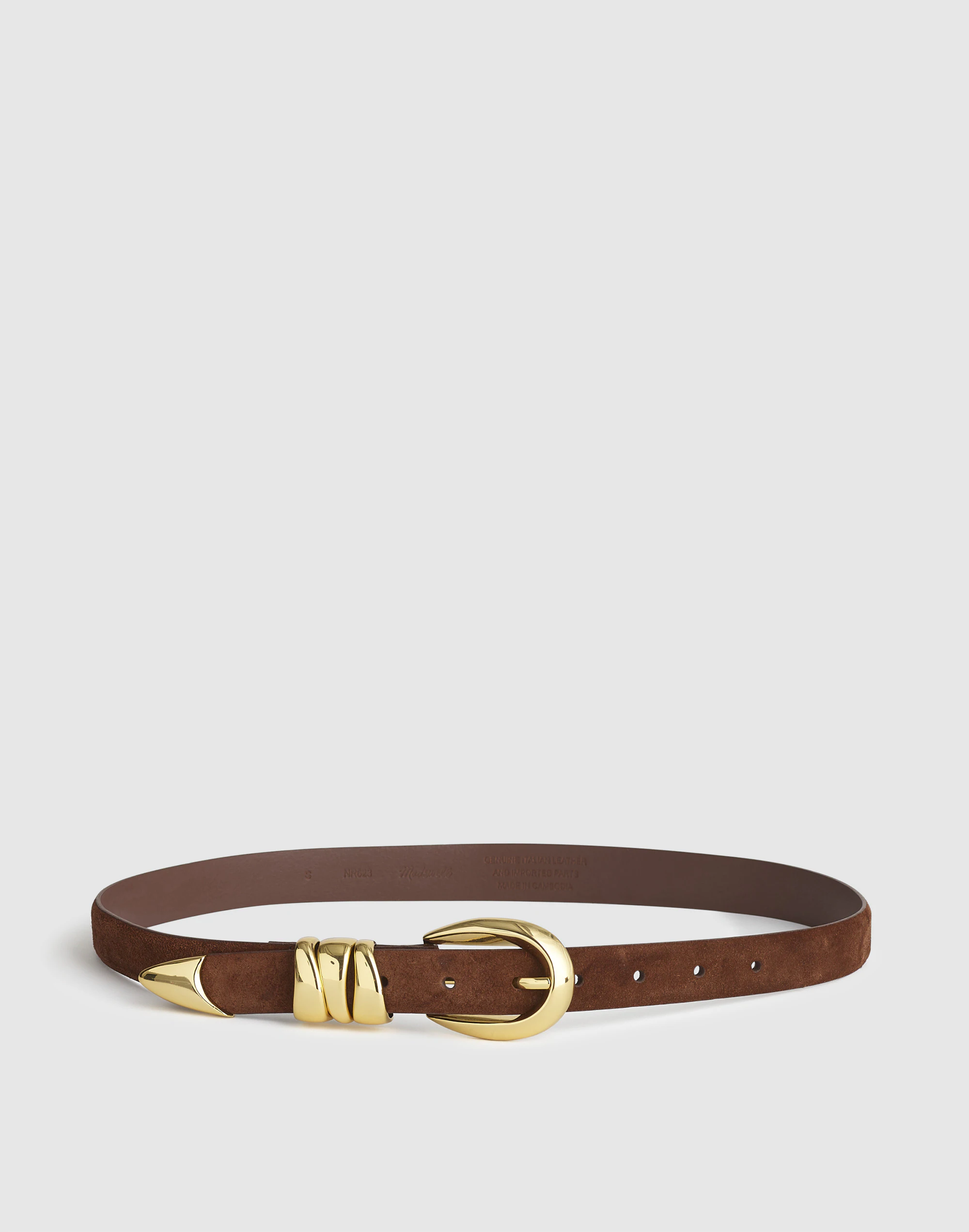 Triple Metal Keeper Belt