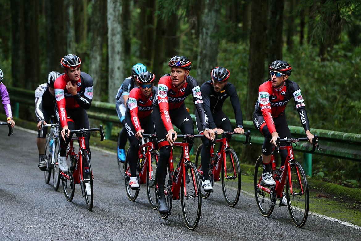 BMC Racing training ahead of the Japan Cup