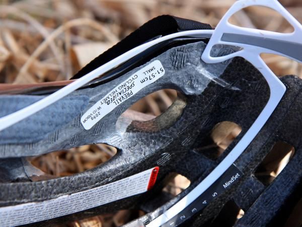 Specialized continues its use of dual density foam with lighter stuff used up top but tougher materials at the sides.
