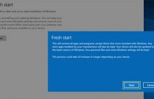 how to reinstall apps after refreshing windows 10