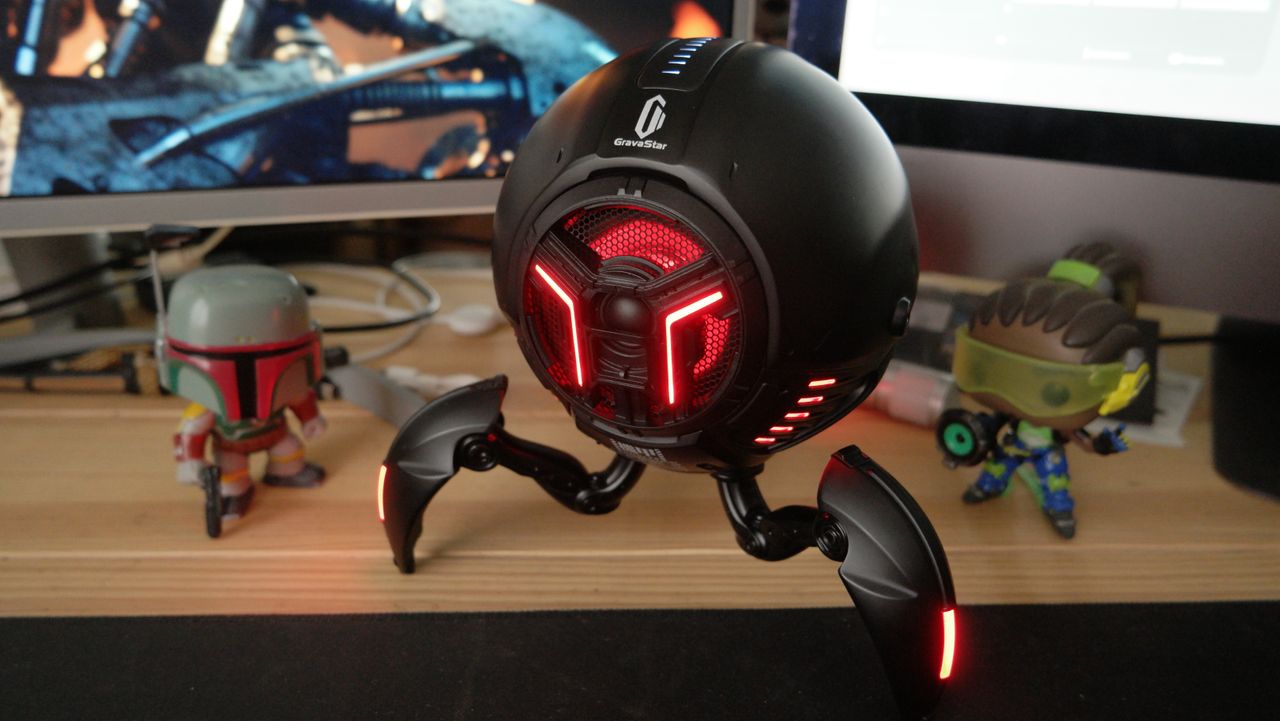 Gravastar Mars Pro V2 RGB red lighting