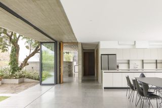 Concrete House by the Ocean kitchen