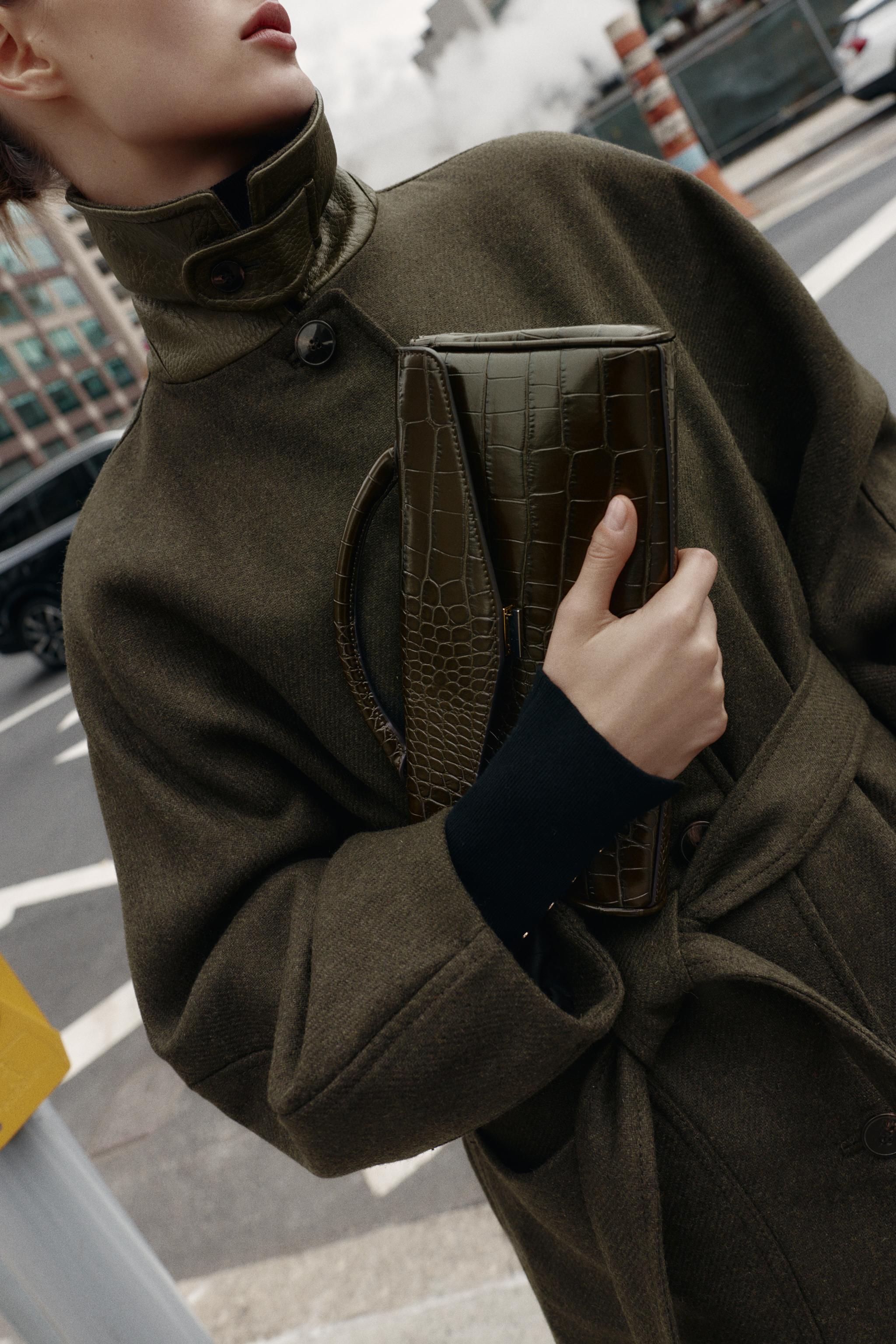 ZARA Embossed Handbag