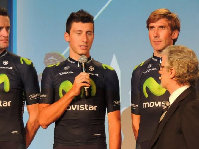 Movistar team presentation in Madrid.