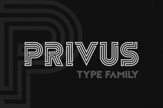 Cool fonts: Privus
