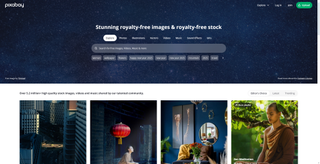 Pixabay home page