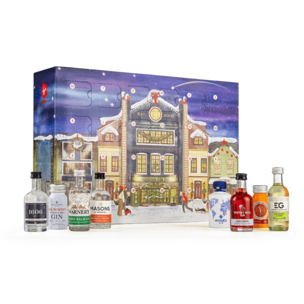 An image of the Gin Advent Calendar from Virgin Wines