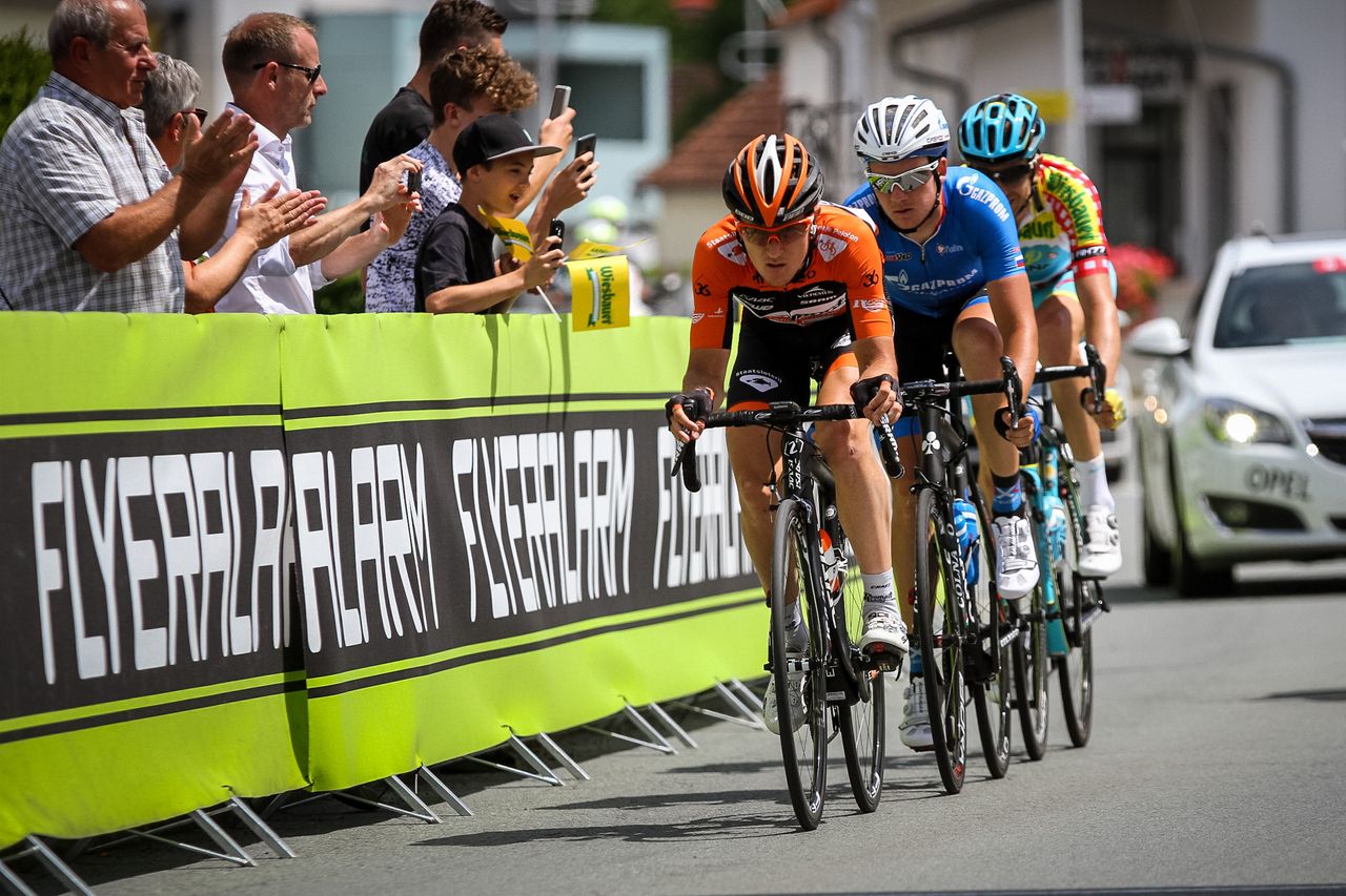 The breakaway during stage 6