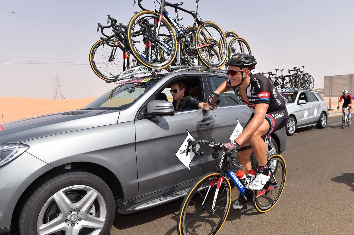 Marcel Kittel picks up a few bottles