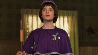 Noah Schnapp on Stranger Things.