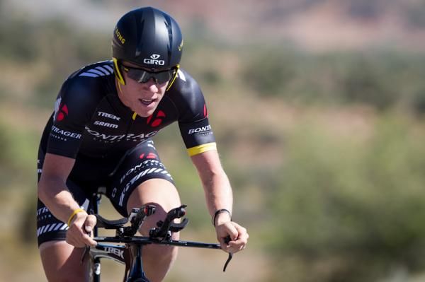Lawson Craddock (Bontrager-Livestrong) on the climb and heading to a fifth place.