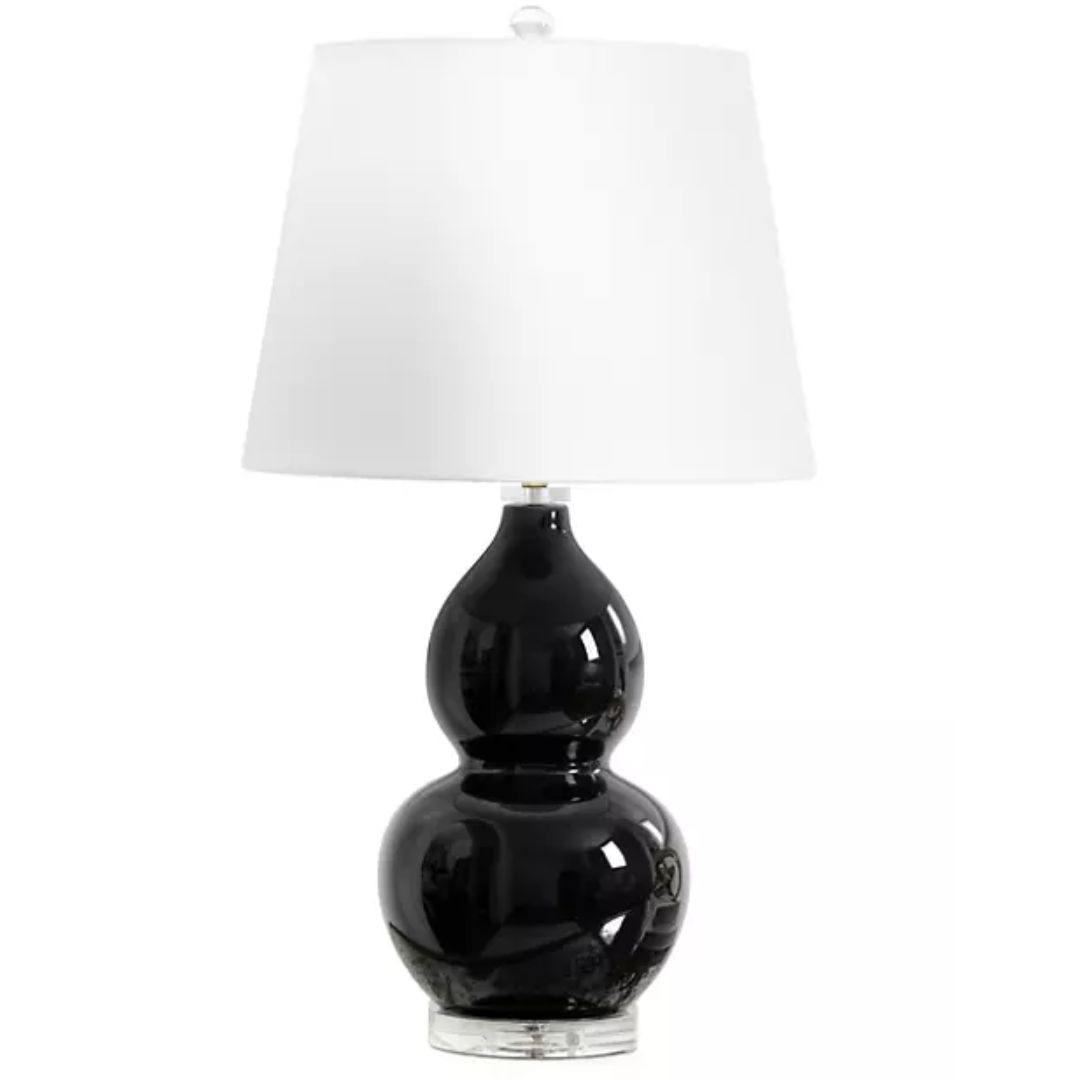 A table lamp