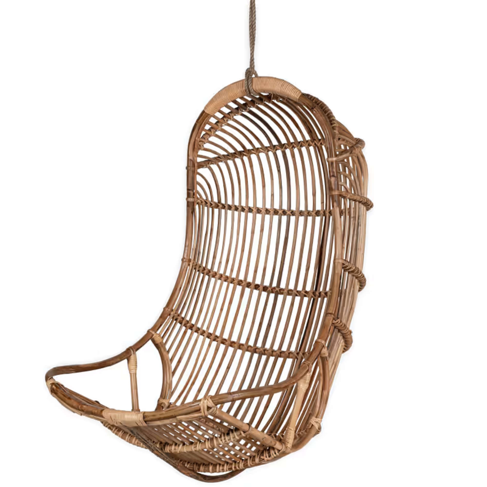 Nkuku Nesari Rattan Hanging Chair