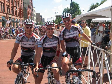 UnitedHealthcare's three man attack (l-r): Karl Menzies, Jake Keough and Hilton Clarke.