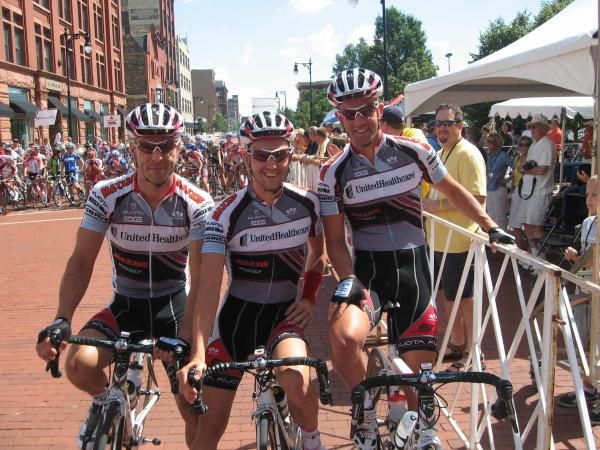 UnitedHealthcare's three man attack (l-r): Karl Menzies, Jake Keough and Hilton Clarke.
