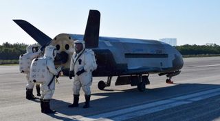 X-37B After Landing, May 2017