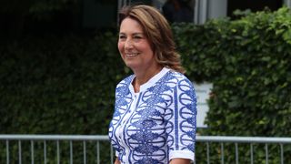 Carole Middleton seen arriving at Day 9 of Wimbledon 2017